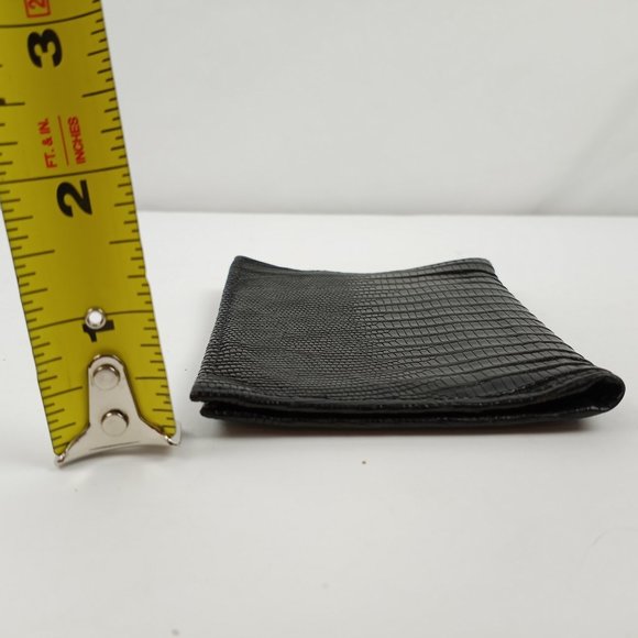 Prince Gardner Genuine LIzard Bifold Wallet - Picture 15 of 16